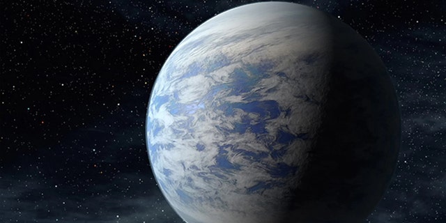Artist's illustration of the super-Earth alien planet Kepler-69c. Credit: NASA
