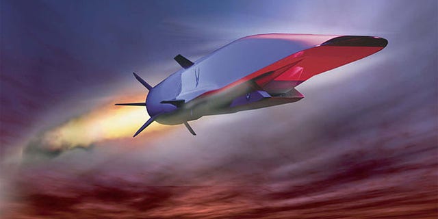 Artist's concept of the X-51A WaveRider during flight
