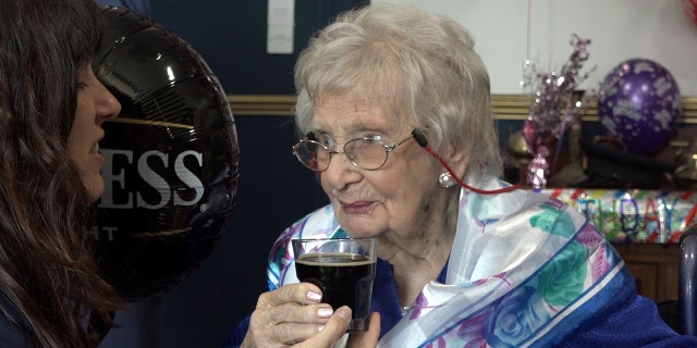 Doris Olive Netting swears by the popular Irish stout, and even had a Guinness-themed birthday.