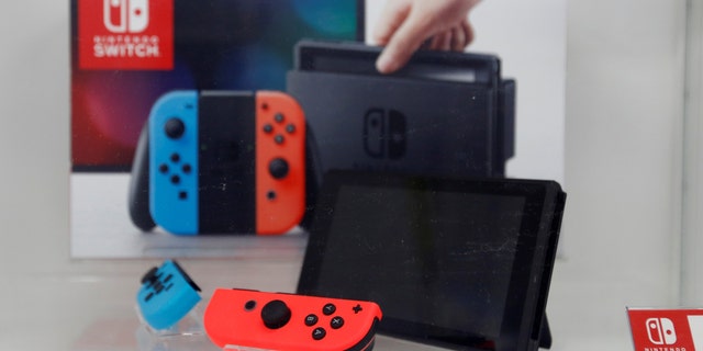 File photo: A Nintendo Switch game console is displayed at an electronics store in Tokyo, Japan March 3, 2017. (REUTERS/Toru Hanai)