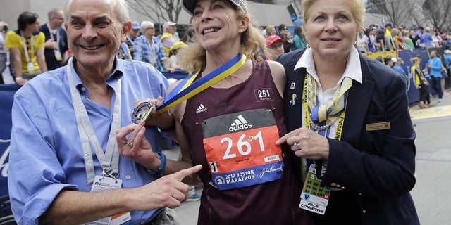 The Boston Athletic Association retired Swtizer's bib number -- 261 -- after her 50th anniversary run last year.