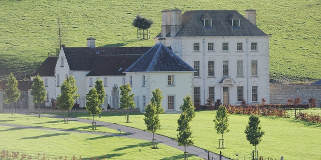 Alderley Farm near Wotton Under Edge the former home of the late Norwegian billionaire Erik Henriksen.