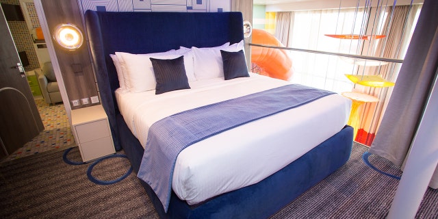 Royal Caribbean's website also says the suite offers "numerous hidden nooks for 'me time' and a 'Magic Door' that provides a passage between bedrooms."