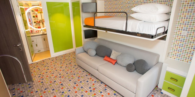 Royal Caribbean touts its Ultimate Family Suite as "two stories of awesome thrills on every level."