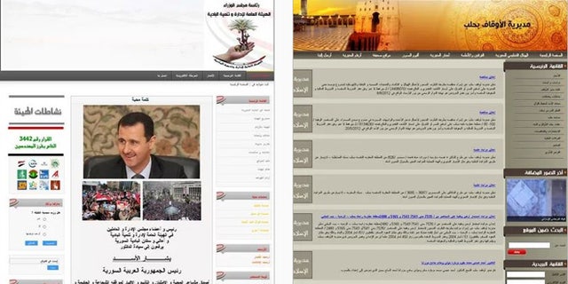 Dec. 5, 2012: Two Syrian government websites that were unwittingly being hosted on U.S. servers. U.S. Web hosts contacted by FoxNews.com said they had removed the sites after being told of their existence.