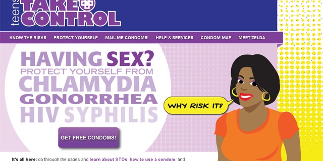 The website, which instructs visitors to use condoms "each and every time," provides an interface where users can request free male condoms mailed directly to their doorstep. (TakeControlPhilly.org)