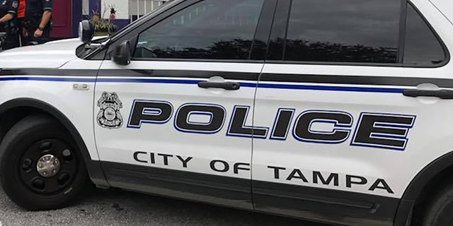 Police patrol the city of Tampa, Florida.