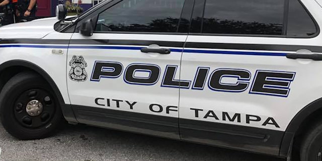 Police patrol the city of Tampa, Florida.