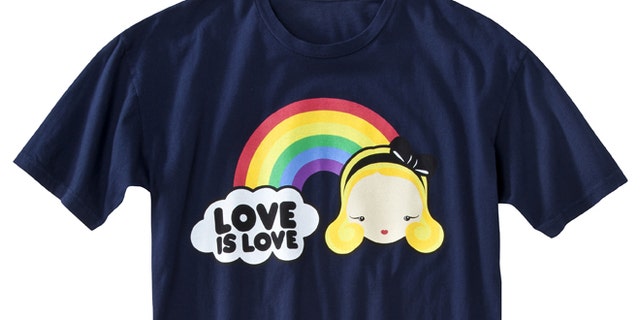 target selling gay pride t shirts