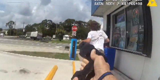 Hovan tried to run away from police before he was taken down by an officer using a Taser.