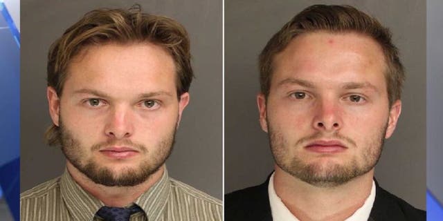 Caleb Tate, left, and Daniel Tate, right, are accused of building and blowing up IEDs.
