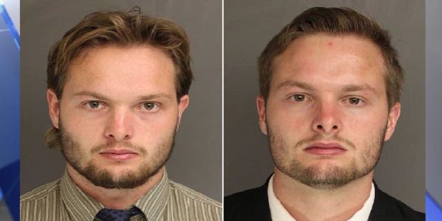 Caleb Tate, left, and Daniel Tate, right, are accused of building and blowing up IEDs.