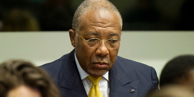 May 30, 2012: Former Liberian President Charles Taylor waits for the start of his sentencing judgement in the courtroom of the Special Court for Sierra Leone(SCSL) in Leidschendam, near The Hague, Netherlands.