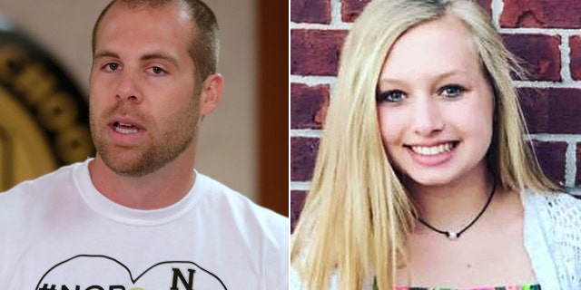 Jason Seaman (left) , a 29-year-old science teacher, tackled and disarmed the suspect after he allegedly shot Ella Whistler (right), a 13-year-old classmate, at Noblesville West Middle School on Friday.