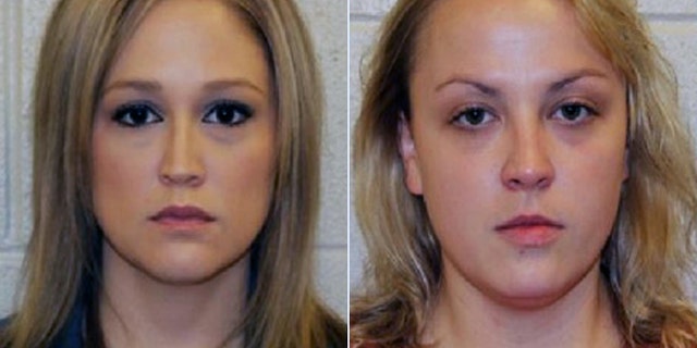 Shelley Dufresne, left, 32, and Rachel Respess, 24, were arrested after allegedly having a threesome with a student.