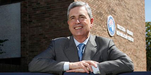 Michigan Republican Party Chairman Ron Weiser, in Lansing, Mich., Aug. 18, 2020. (Associated Press).