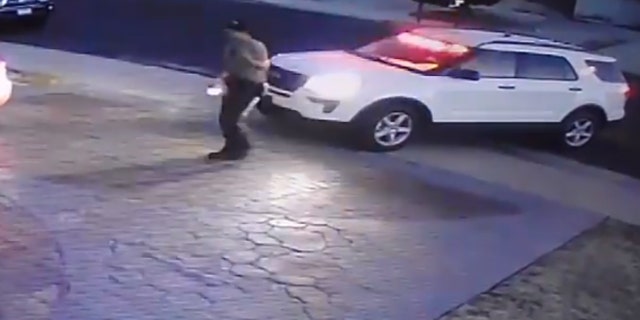 A 14-year-old boy initiated traffic stops with his SUV fitted with flashing blue and red lights, according to police.
