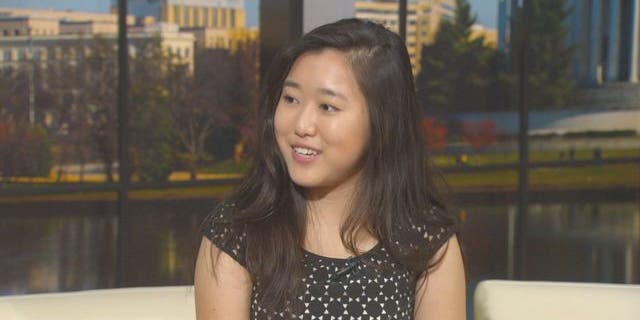 Stephanie Mui, 17, earned her master’s degree Saturday from George Mason University in Fairfax County, Virginia, before graduating from high school.