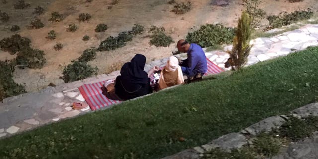 In Iran, families meet for picnics beneath the bridge, often bringing food, musical instruments and the water pipe known as a hookah or shisha.