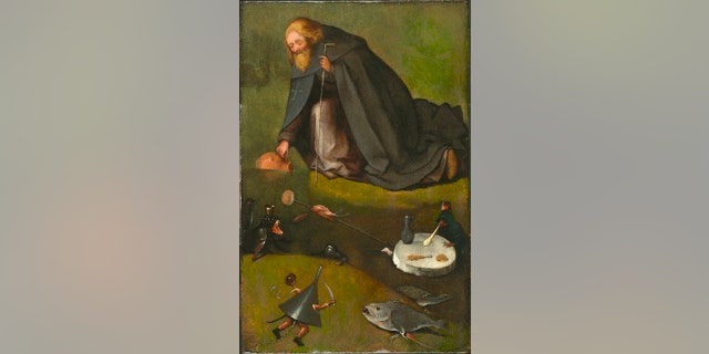This undated image provided by the Nelson-Atkins Museum of Art in Kansas City, Missouri, shows "The Temptation of St. Anthony." (Nelson-Atkins Museum of Art via AP)