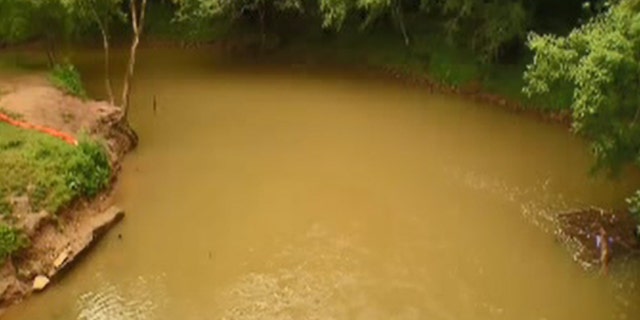 The Red River in Clarksville, Tenn.