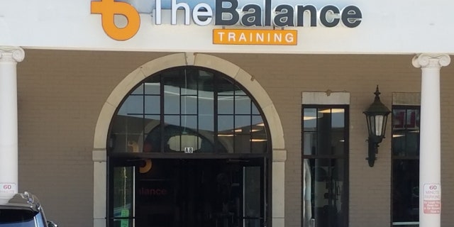 The Balance Training facility in Belle Meade where police said a man killed his ex-boss with a hatchet on Monday.