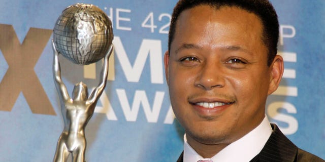 March 4, 2011. Actor Terence Howard poses at the NAACP Awards in Los Angeles, California.
