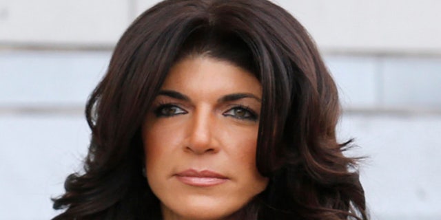 March 4, 2014. Teresa Giudice, 41, exits the Federal Court in Newark, New Jersey.