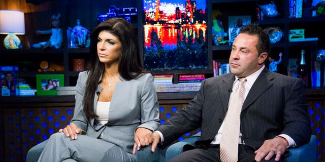 WATCH WHAT HAPPENS LIVE -- Episode 10056 -- Pictured: (l-r) Teresa Giudice, Joe Giudice -- (Photo by: Charles Sykes/Bravo)