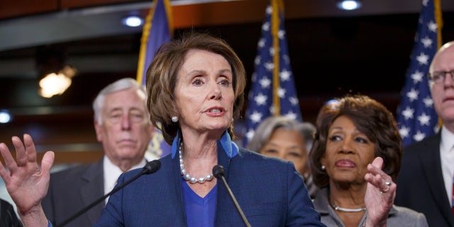 Dec. 4, 2014: House Minority Leader Nancy Pelosi of Calif. holds news conference on terrorism insurance bill.