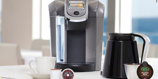 A new 2.0 machine with specially marked K-Cups.