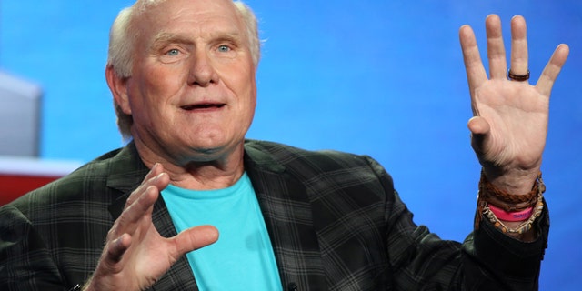 Fox NFL Sunday analyst Terry Bradshaw speaks during the TCA presentations in Pasadena, California, U.S., January 11, 2017.