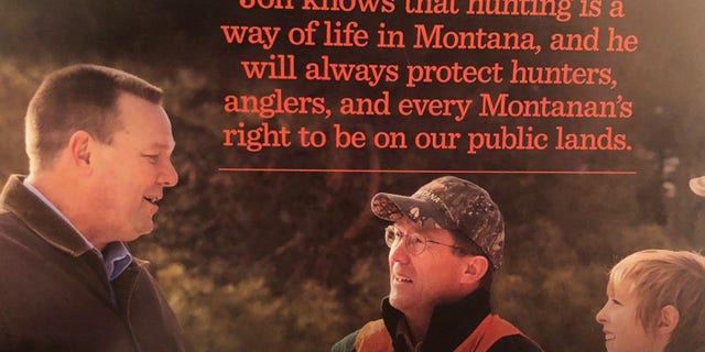 Montana Sen. Jon Tester has campaigned as a hunting proponent, sending out mailers to voters that show him with his gun.