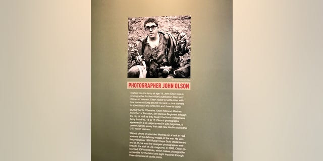 John Olson, a former war photographer, sheds a new light into a defining moment in American history with an exhibit at the Newseum in Washington, D.C.