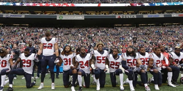 Houston Texans players protested after owner Bob McNair's comments in October.