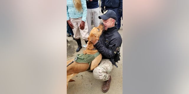 Connecticut State Police K9 Texas was found Friday after a search that spanned more than a day.