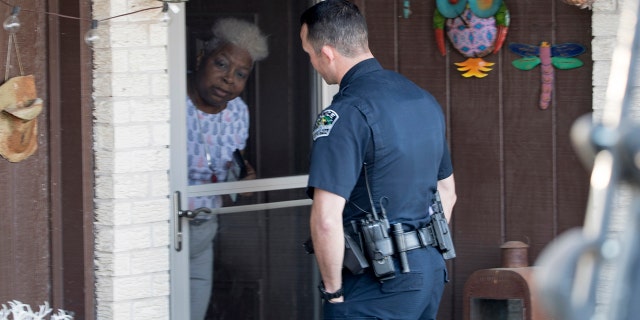 Authorities talk to neighbors after two more package bombs blew up in Austin on Monday.