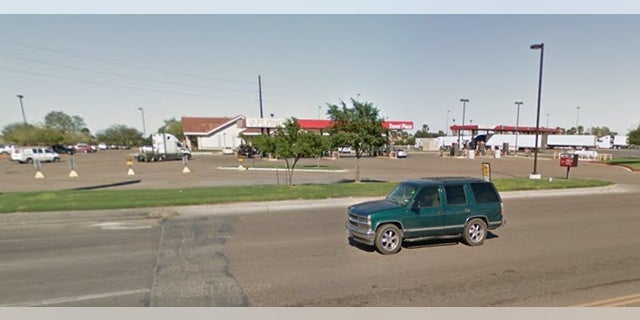 The truck was stopped at a gas station in Edinburg, Texas, not far from the Mexico border.