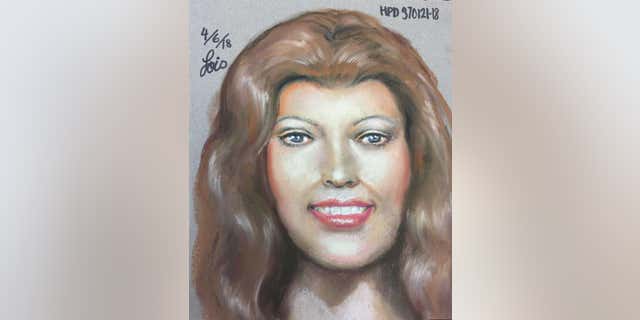 Authorities released a sketch of a woman whose head was found in a plastic bag at Lake Houston in March.