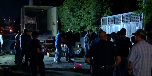 All of the trailer's occupants were taken to a detention center after they were searched.