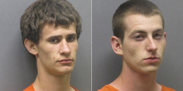 From the left, Tanner Baker and Brandon Cotton, both 18, were charged with capital murder and if convicted, can face the death penalty.
