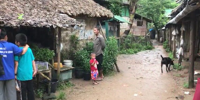 Inside the Mae La refugee camp.