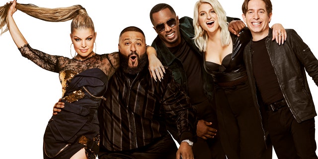 Charlie Walk, far right, will appear in the Feb. 1 pre-taped episode of "The Four" but he won't return for the finale.