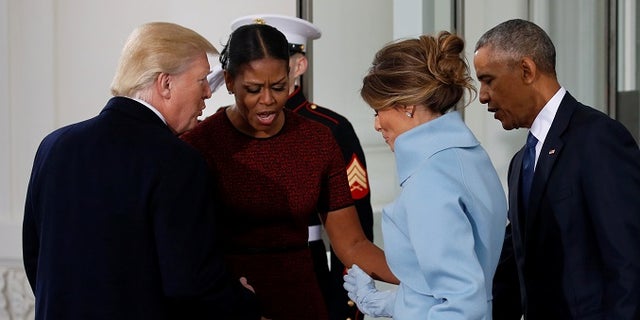 Michelle Obama revealed Melania Trump gave her a frame.
