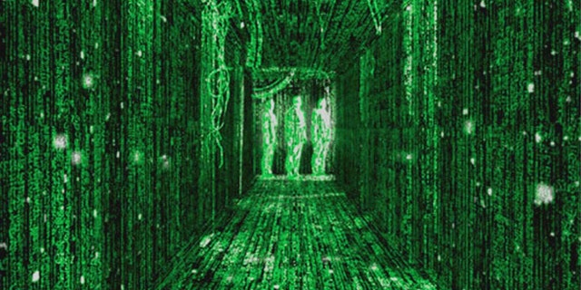 A scene from The Matrix.