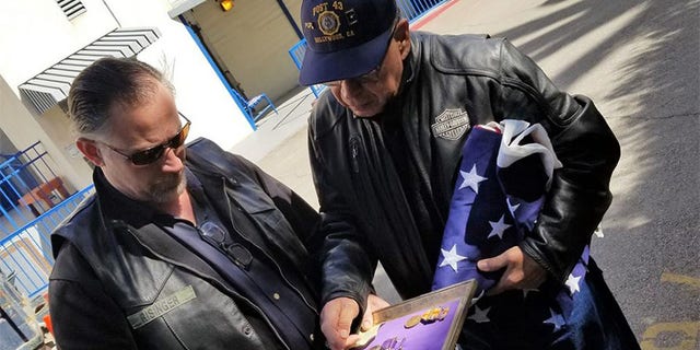 The missing Purple Heart.