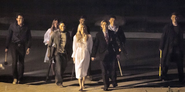 This film image released by Universal Pictures shows a scene from "The Purge."