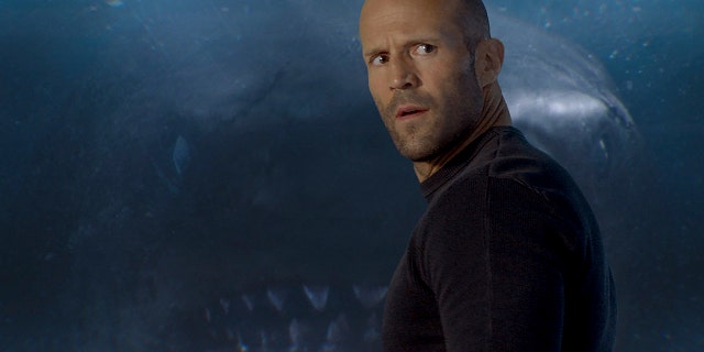 This image released by Warner Bros. Entertainment shows Jason Statham in a scene from the film, "The Meg." (Warner Bros. Entertainment via AP)