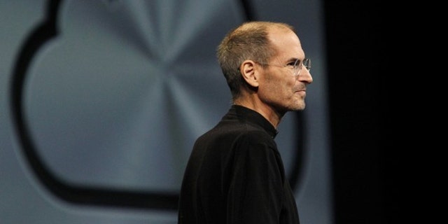 Steve Jobs announces iCloud at the WWDC 2011.