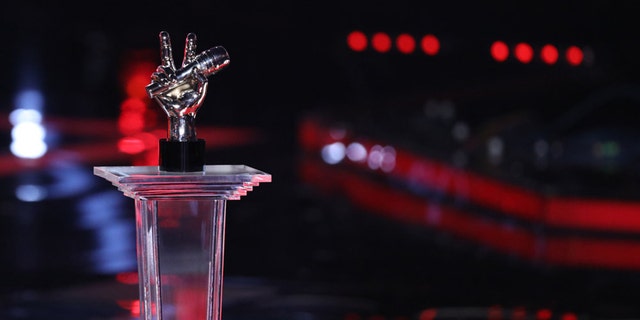 THE VOICE -- "Live Finale" Episode 1321B -- Pictured: The Voice Trophy -- (Photo by: Tyler Golden/NBC)